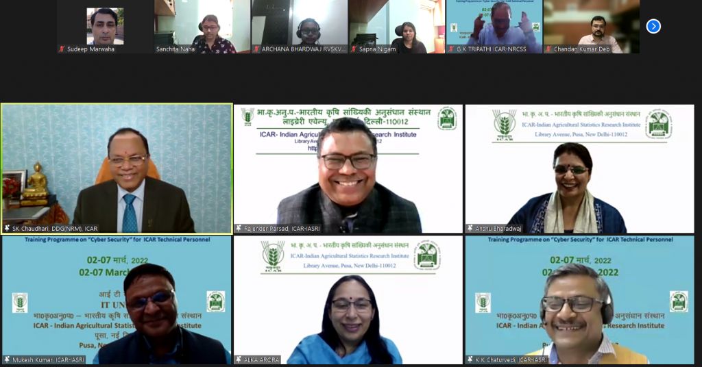 Online Valedictory Function of Training programs on “Artificial ...